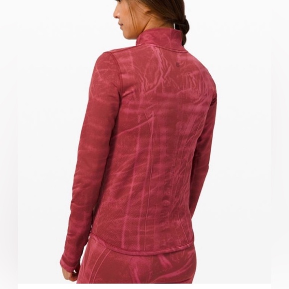 Lululemon Ebb street define jacket Chianti workout gym athleisure sporty Yoga 6 - Picture 9 of 17